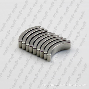 Strong neodymium arc magnets